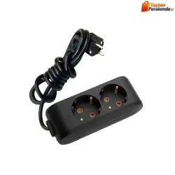 Viko Multi-Let İkili Grup Priz Topraklı 2 Metre Siyah (Çocuk Korumalı) 90133202